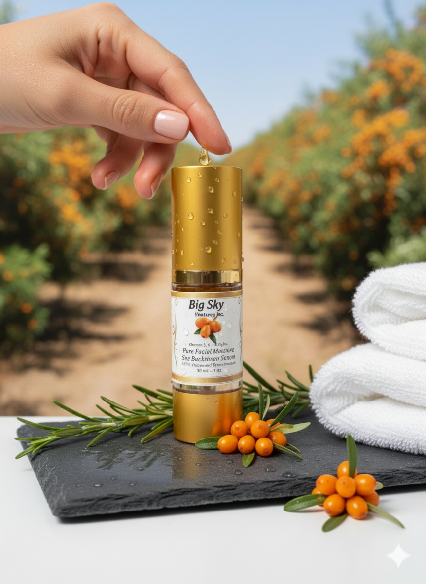 Big Sky Sea Buckthorn Face Serum Oil