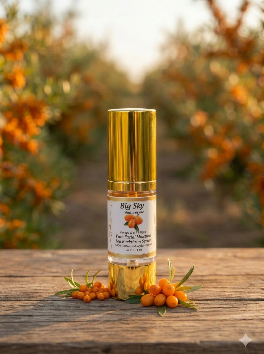 Sea Buckthorn Face Serum Oil bottle